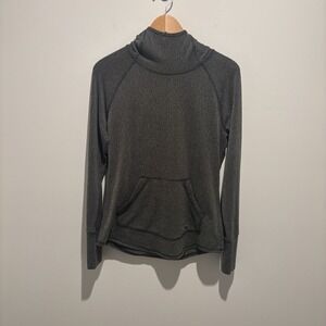 Marmot Shirt Hoodie Womens Medium Gray Lightweight Long Sleeve Casual Outdoor